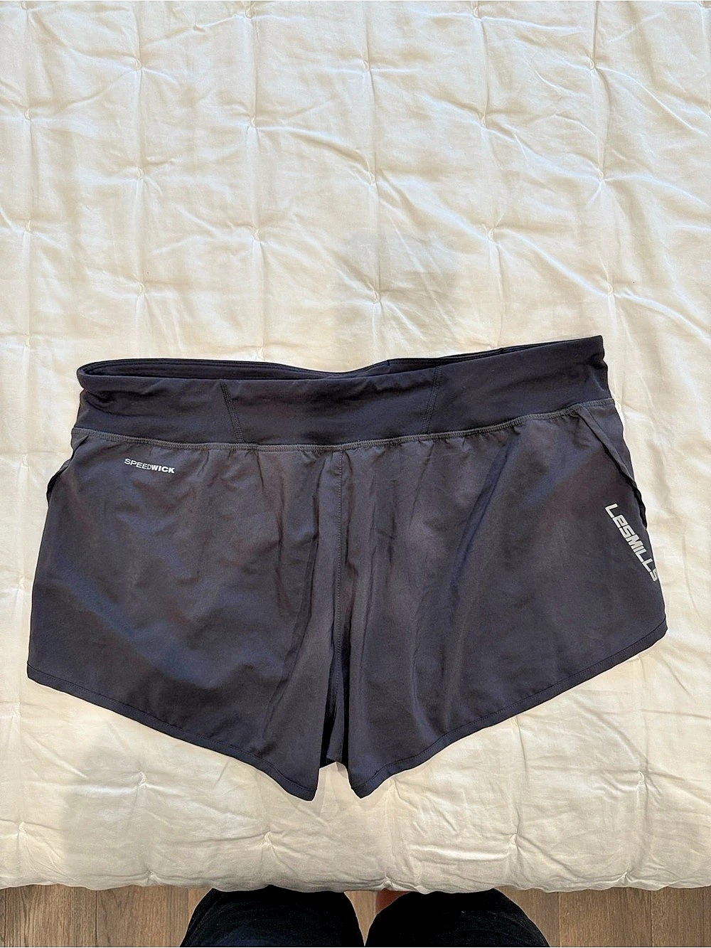 Reebok Les Mills Speedwick Athletic Shorts Black Large